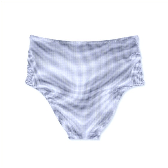Kona Sol gingham side cinch high waist bottom - Picture 4 of 6